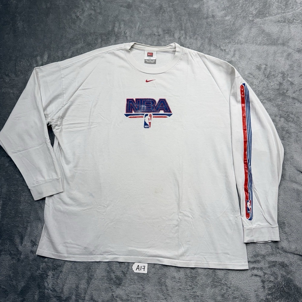 Vintage Nike Center Swoosh NBA Long Sleeve Y2K Size‎ XXL